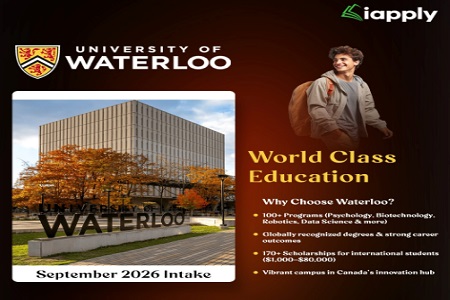 University of Waterloo  Applications Open for September 2026 Intake! 